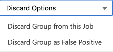 the Discard Group button